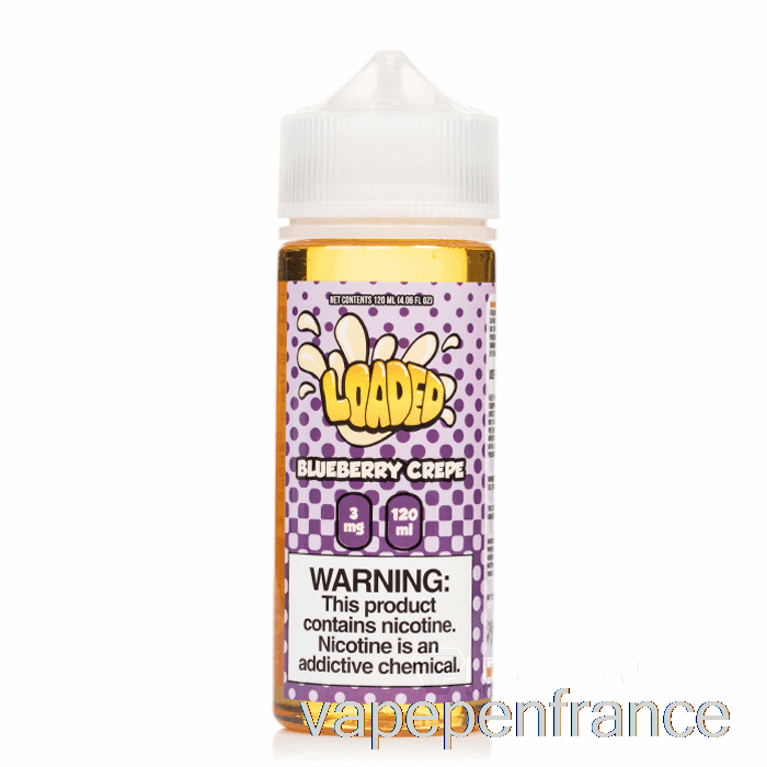 Crêpe Aux Myrtilles - E-liquide Chargé - Vapeurs Impitoyables - Stylo Vape 120 Ml 0 Mg